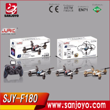 JJRC F180 2.4G 4CH Quadcopter RTF con 2MP HD Cámara LCD Transmisor VS Hubsan x4 H107C X5C Drone